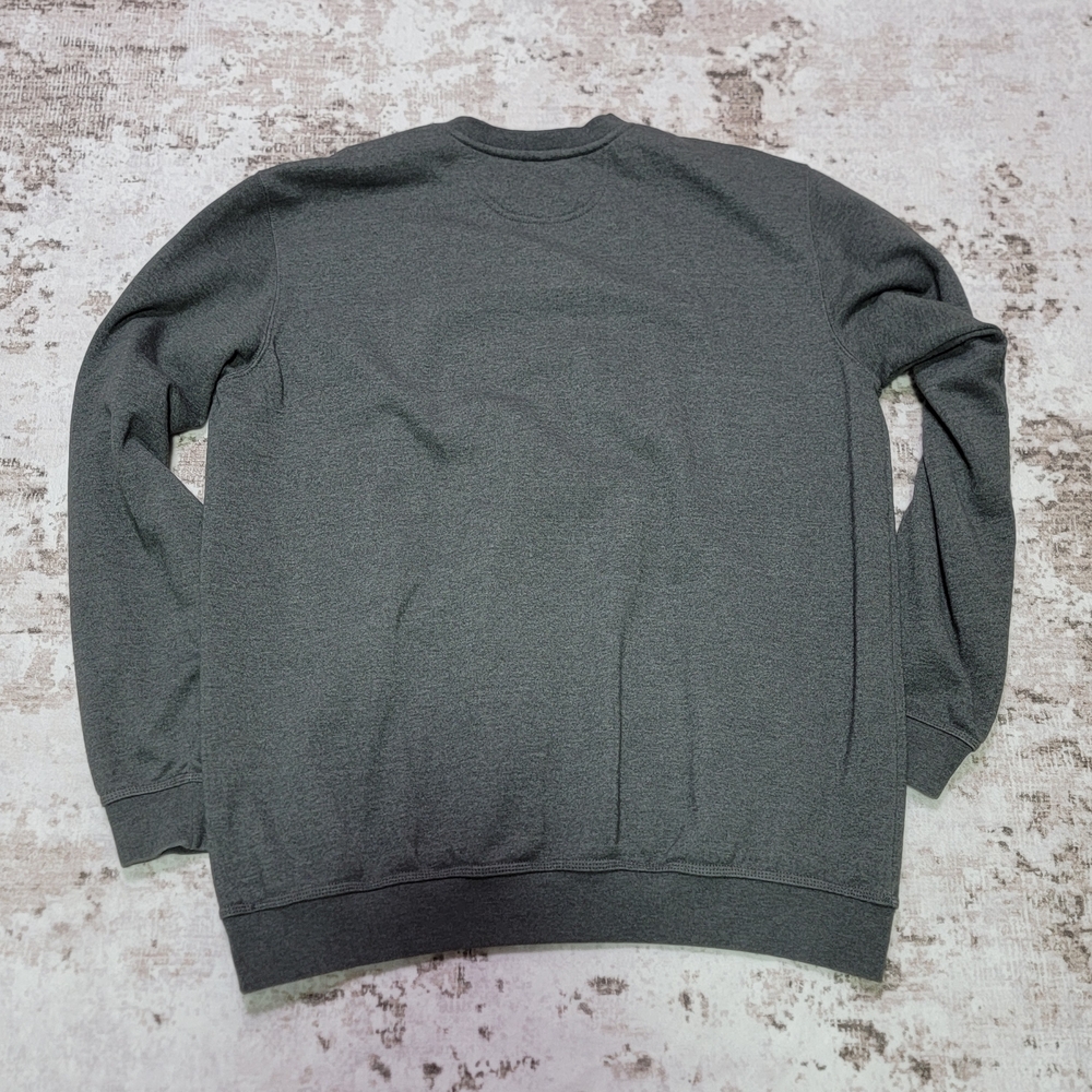 Carhartt Original Fit Crewneck Sweatshirt Men XL Tall Charcoal Gray Workwear - Picture 2 of 9